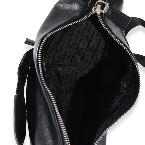 Prada Black Leather Triangle Bag - Picture 8 of 8